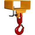 Caldwell Group. Lif-Truc Fork Lift Beam, Single Fork, Single Swivel Hook, 3000Lb., 4-1/2in Dim A Size 5S-1 1/2-4